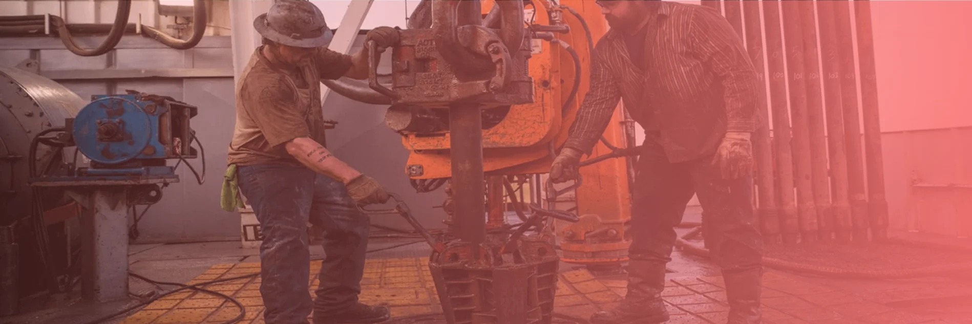 Oilfield handling tools website page title banner